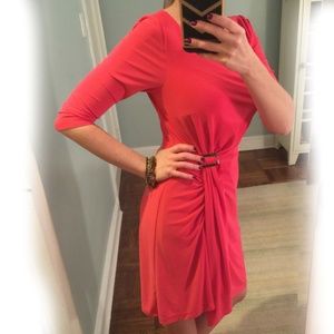 NWOT Adrianna Papell Matte Jersey Draped Dress